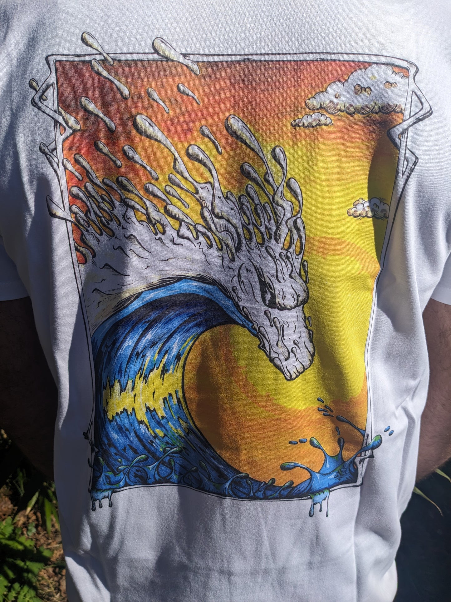 T-Shirt Dragon wave